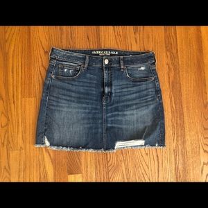 American Eagle Jean Mini skirt size 14 NWOT worn 1